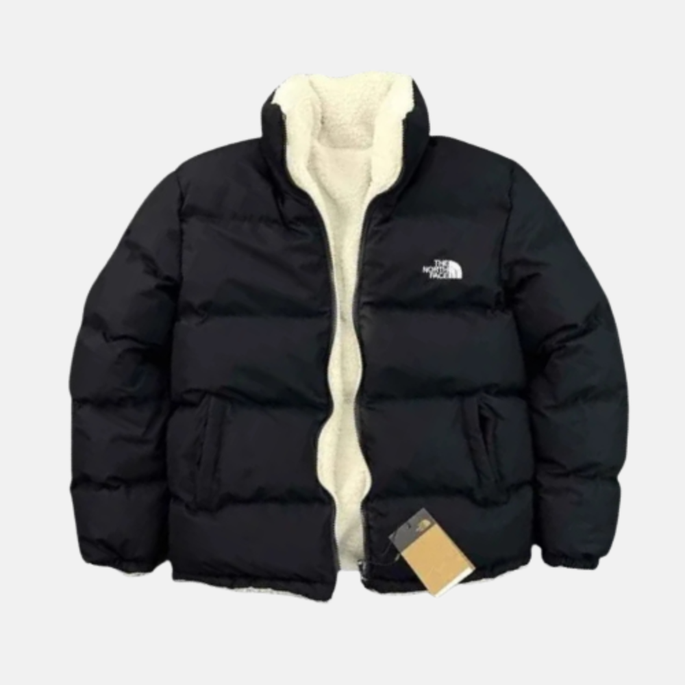 Double Face Jacke Weiß