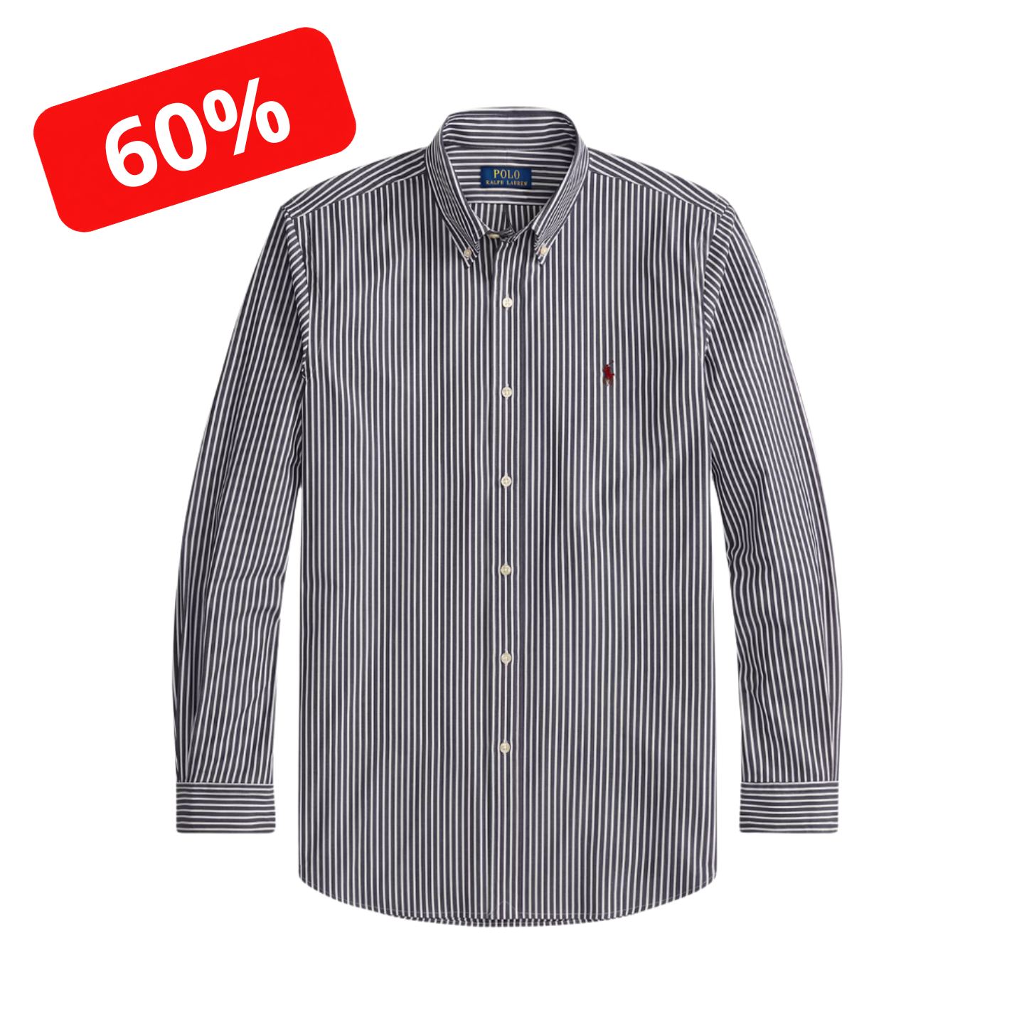Camicia a righe in cotone
