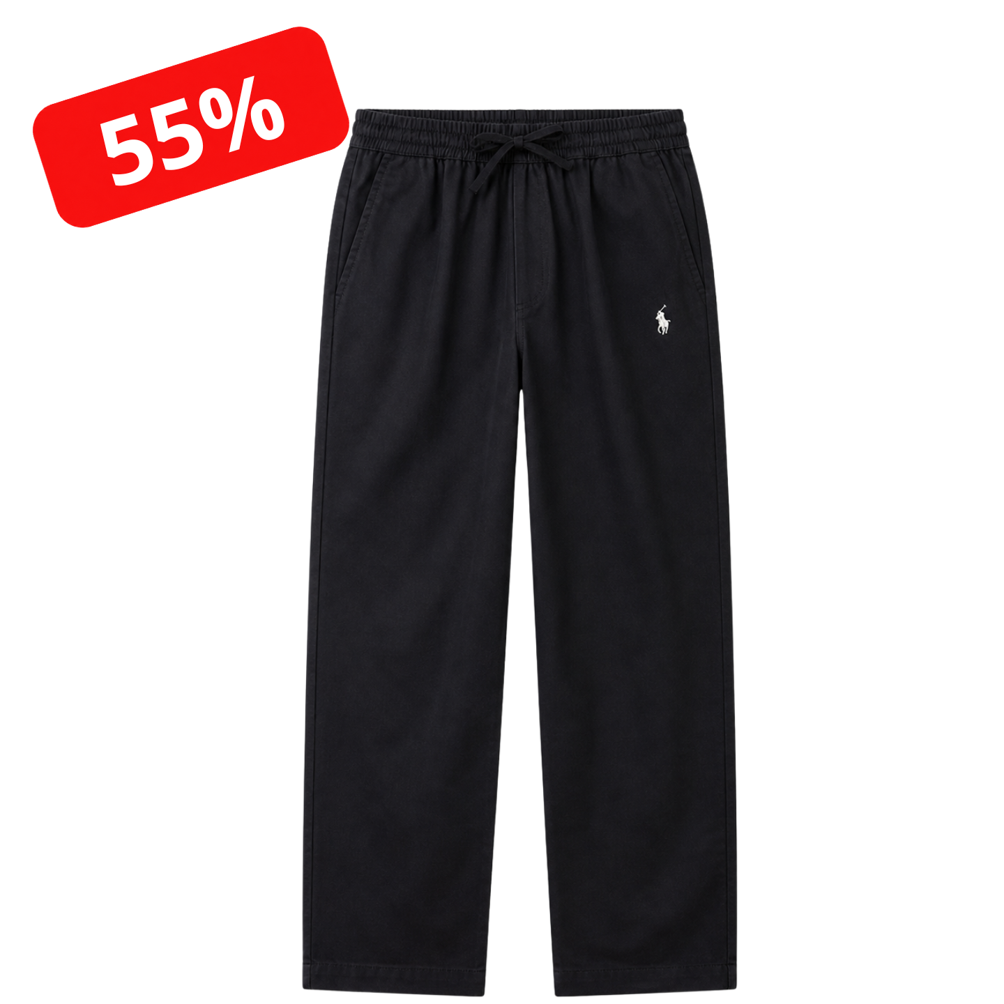 Pantaloncini di lino corti con logo