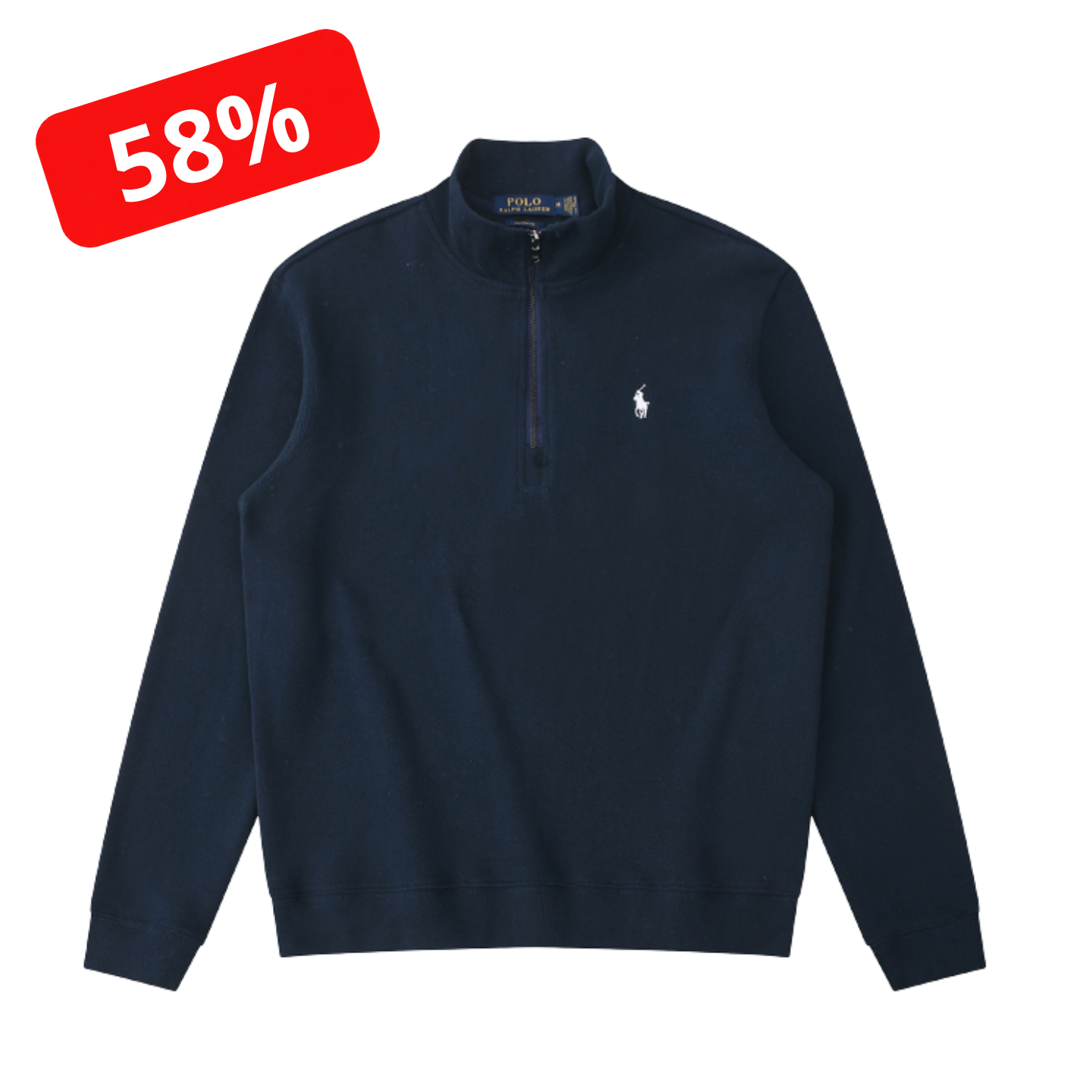 Maglione a mezza zip