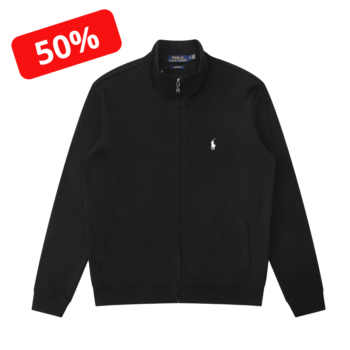 Felpa con zip intera