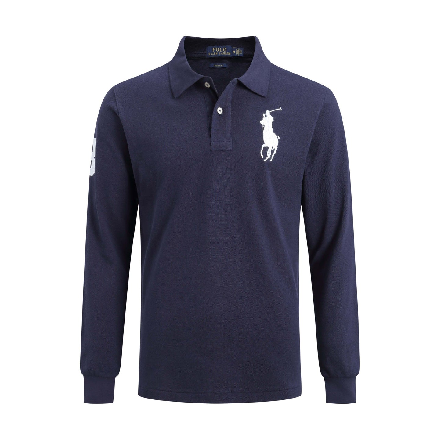 Polohemd aus Baumwolle mit Logo