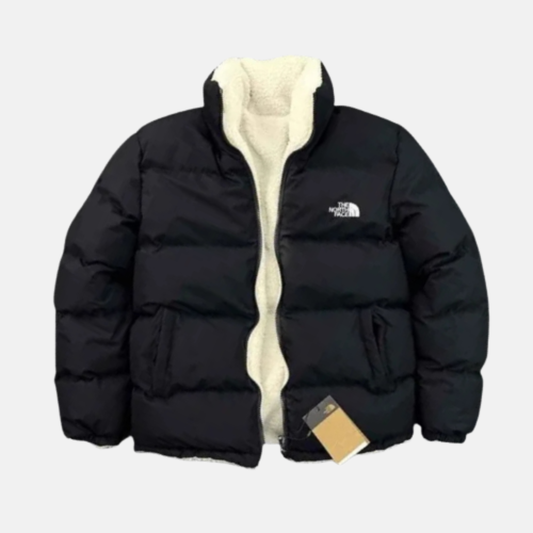 Double Face Jacke Weiß