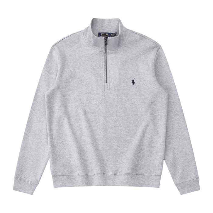 Pullover mit halbem Reißverschluss