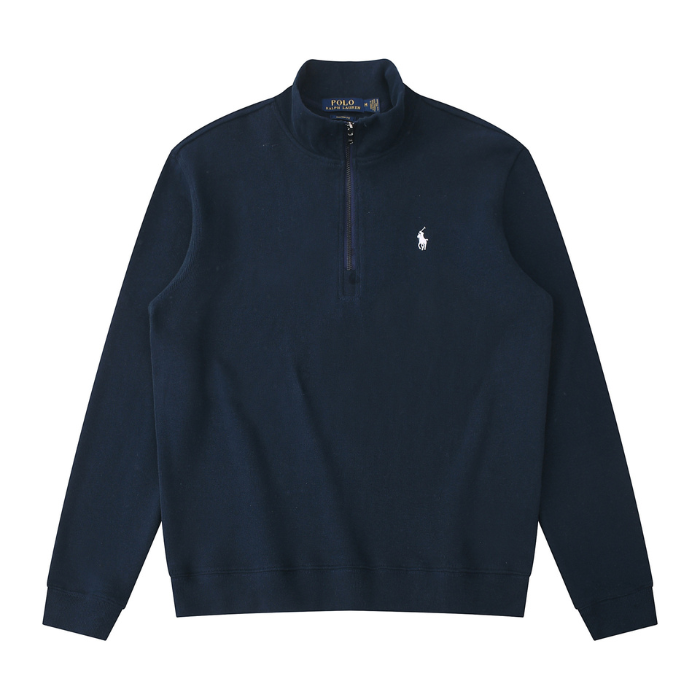 Pullover mit halbem Reißverschluss