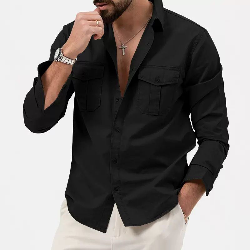 Chemise Homme Premium en Mélange de Coton